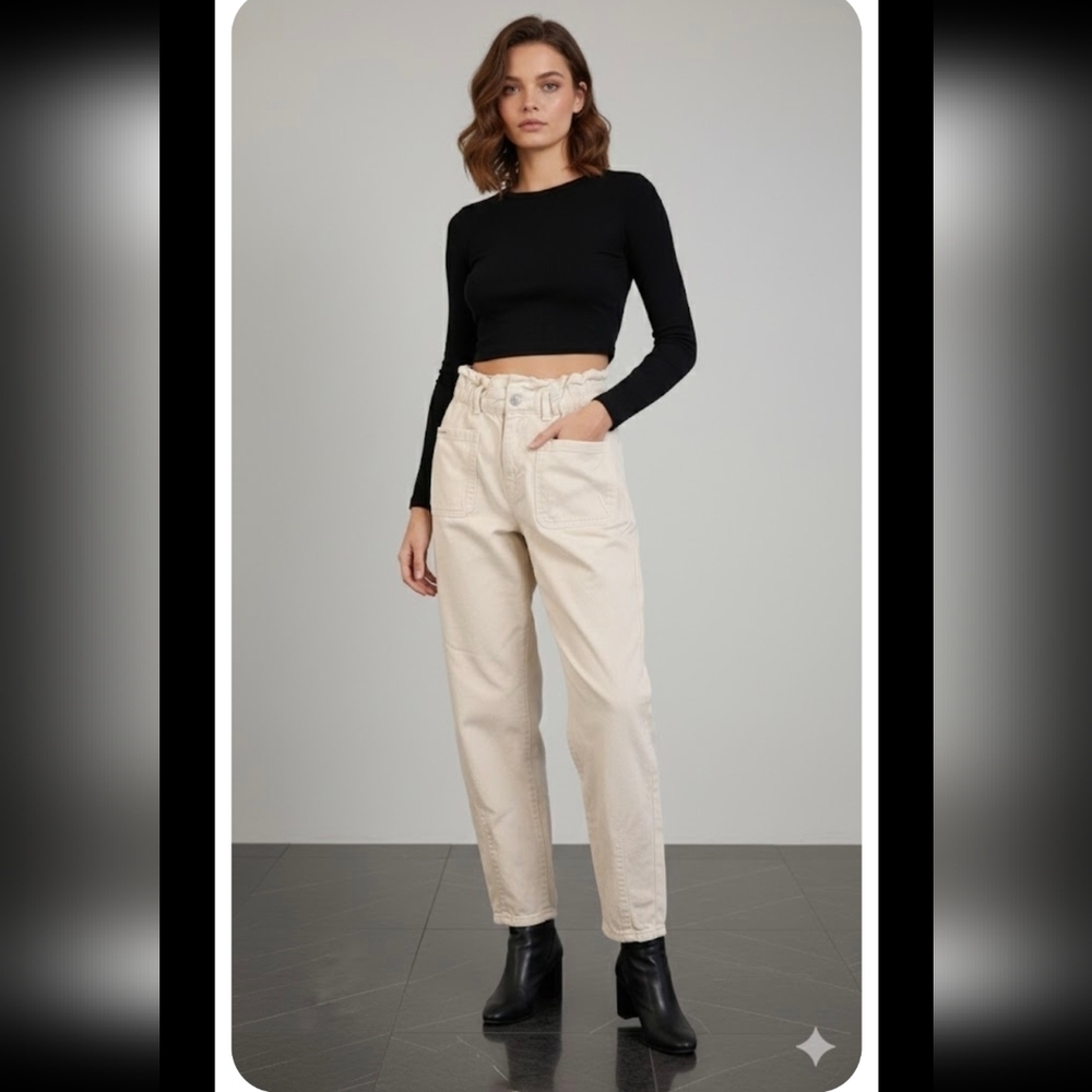 Zara Baggy Jeans Womans Size 4